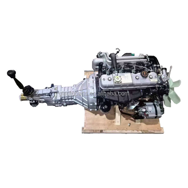 New 4JB1 Non-Turbo Isuzu Engine 2.8L Engine Assembly with Transmission Gearbox for Pickup 57KW 75HP