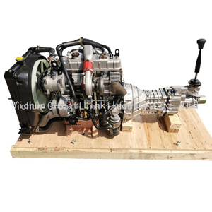 wholesale 4JB1 Turbo Chargered Engine 4JB1T Diesel Engine Complete with 5 speeds Gearbox Transmission