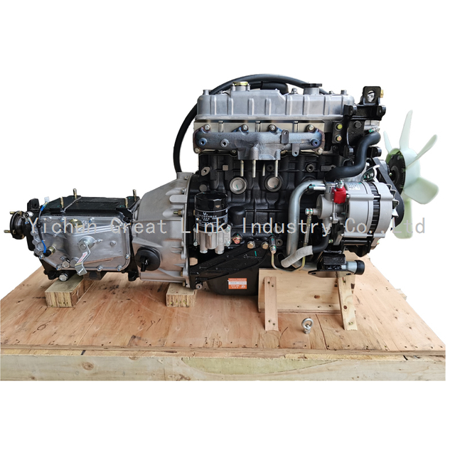 New 4JB1 Non-Turbo Isuzu Engine 2.8L Engine Assembly with Transmission Gearbox for Truck Pickup 57KW 75HP