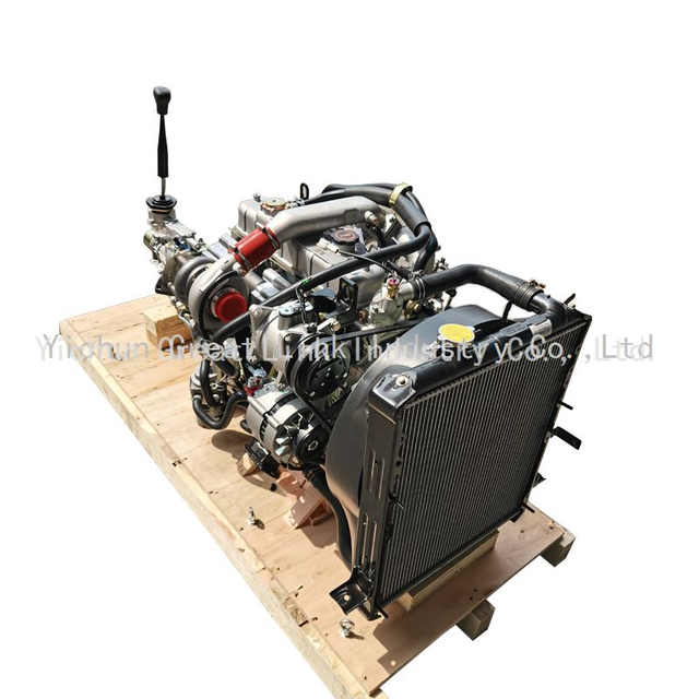 wholesale 4JB1 Turbo Chargered Engine 4JB1T Diesel Engine Complete with 5 speeds Gearbox Transmission