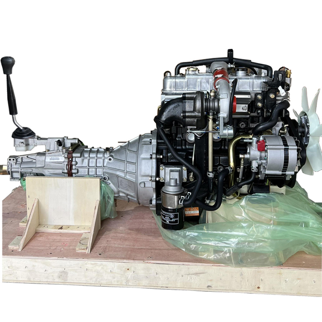 GL In Stock 4JB1T JX493ZQ4A Complete Diesel Engine Assembly 68KW with Manual Gearbox for JMC JX1022 Isuzu Pickup 100% Dyno Tested