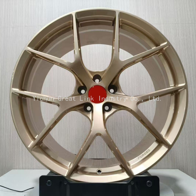 Gold Forged Wheel Rims Multi Design for Subaru VW Toyota Forged Wheels Concave 5x100 MM Wheels 16 17 18 Inch Concave Forged Rims