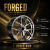 20 Inch Forged Alloy Car Wheel Multi Spoke Aviation Grade Aluminum Rim for Passenger Car