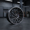 GL Forged Alloy Wheel 0359 Multi Spoke Matte Black 17-22 Inch for Audi Mercedes BMW