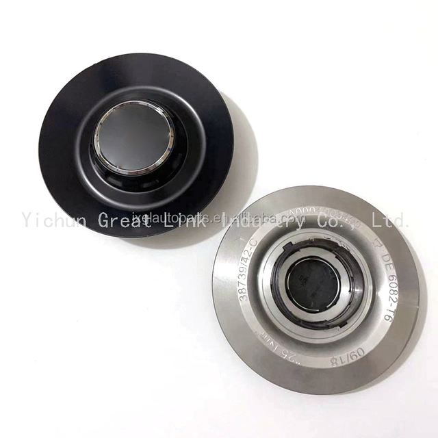 154mm Matte Black Wheel Hub Cap Fit C63 Style Rims Aftermarket Replacement for S Class 2012-2018 Rim Center Cover
