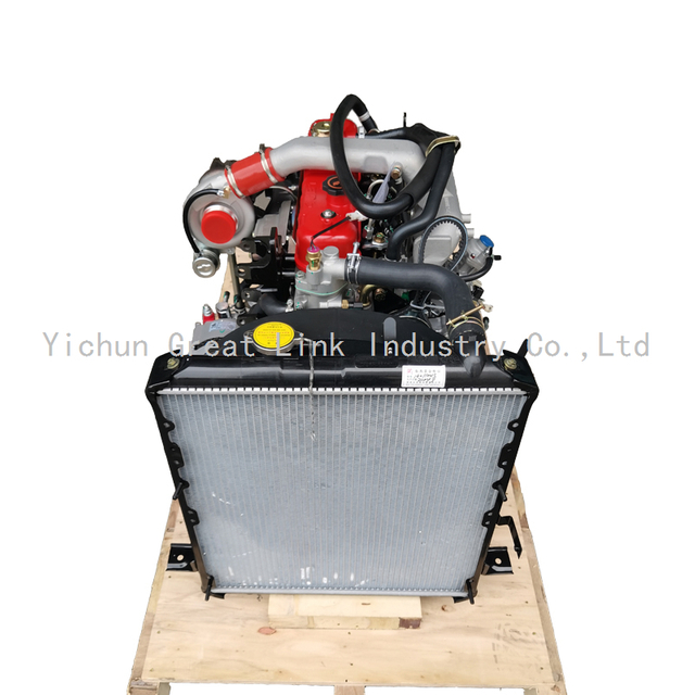 GL New GL Brand 4JB1T Engine Complete Transmission Turbo Charged 4 Cylinder 68KW 90HP 100% Tested for Isuzu ELF N Series NPR Truck
