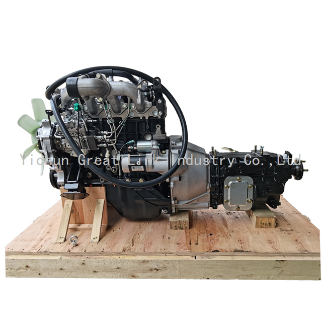 GL New Engine with Transmission Iron Gearbox for JMC NKR Light Truck 4JB1 Diesel Engine 100% Tested
