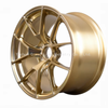 Polished Frozen Gold Lightweight Forged Aluminium Alloy Car Rims, 5x114.3 5x120 Concave Design New Passenger Car Wheels