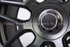 154mm Matte Black Wheel Hub Cap Fit C63 Style Rims Aftermarket Replacement for S Class 2012-2018 Rim Center Cover