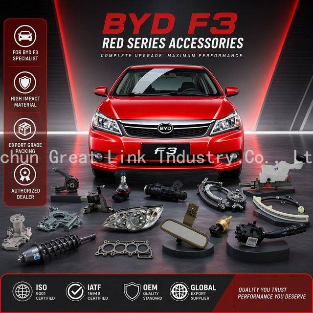 Acessorios Automotivos High Quality Accessories for BYD F3 S6 S7 Bumper Hood Led Headlight Car Parts Original Auto Parts for BYD