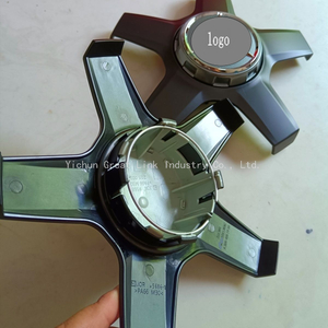 Matte Black Rim Hub Center Cap A0004002400, Car Wheel Center Cover Spare Parts for Mercedes C117 A45 C63 C63s