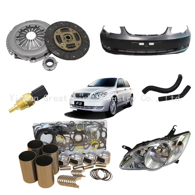 Pieces De Rechange Pour for BYD F3 Shock Absorber Steering Wheel Car Bumper Side Mirror Accessories Auto Spare Parts Supplier
