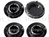 144mm Matte Black Wheel Hub Center Cap BC-965, Auto Rim Replacement Hub Cover for Mercedes Aftermarket Wheels