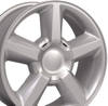 GL 20 Inch Replica Wheel CV83 5308 6x139.7 Gloss Silver Set of 4 for Tahoe Style
