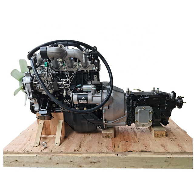 GL New Genuine Diesel 4JB1 Engine Gearbox Assembly 2800CC JMC Motor Truck 57kw 3600rpm 2.8L Iron 4 Cylinder 100% Bench Tested