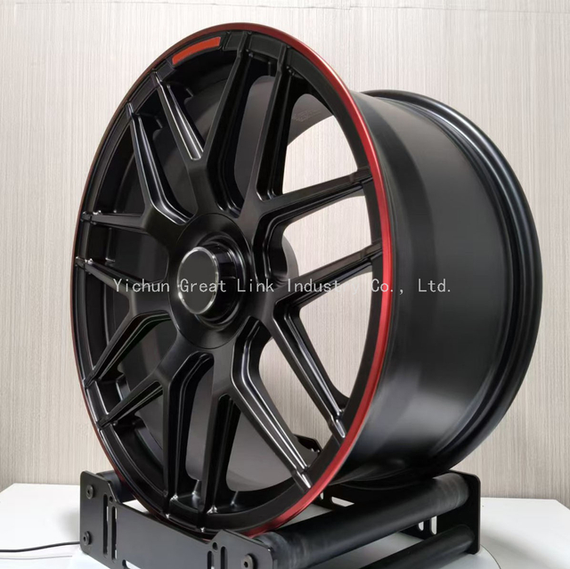 Mercedes AMG 18-21 Inch Sport Car Wheels 5X112 Forged Aluminum ET15 Multi Spoke Matte Black Finish 5 Year New