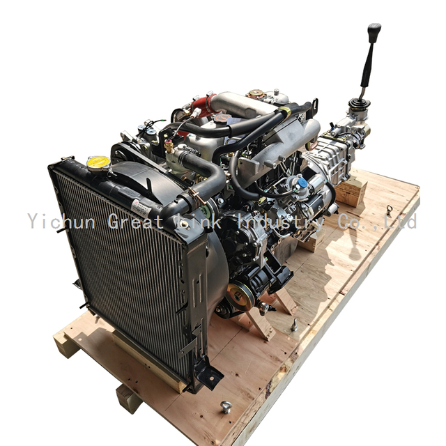 GL Brand New 4JB1T Diesel Turbo Engine with Gearbox 2.8L 100HP 68KW Bench Tested for JMC Pickup SUV 4*2 4*4 in Stock