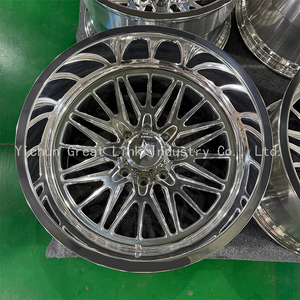 20x12 22x12 24x12 Inch Forged Truck Wheels 6x139.7 Polished Alloy Rims for F150 RAM 2500 Chevy GMC Denali 2500